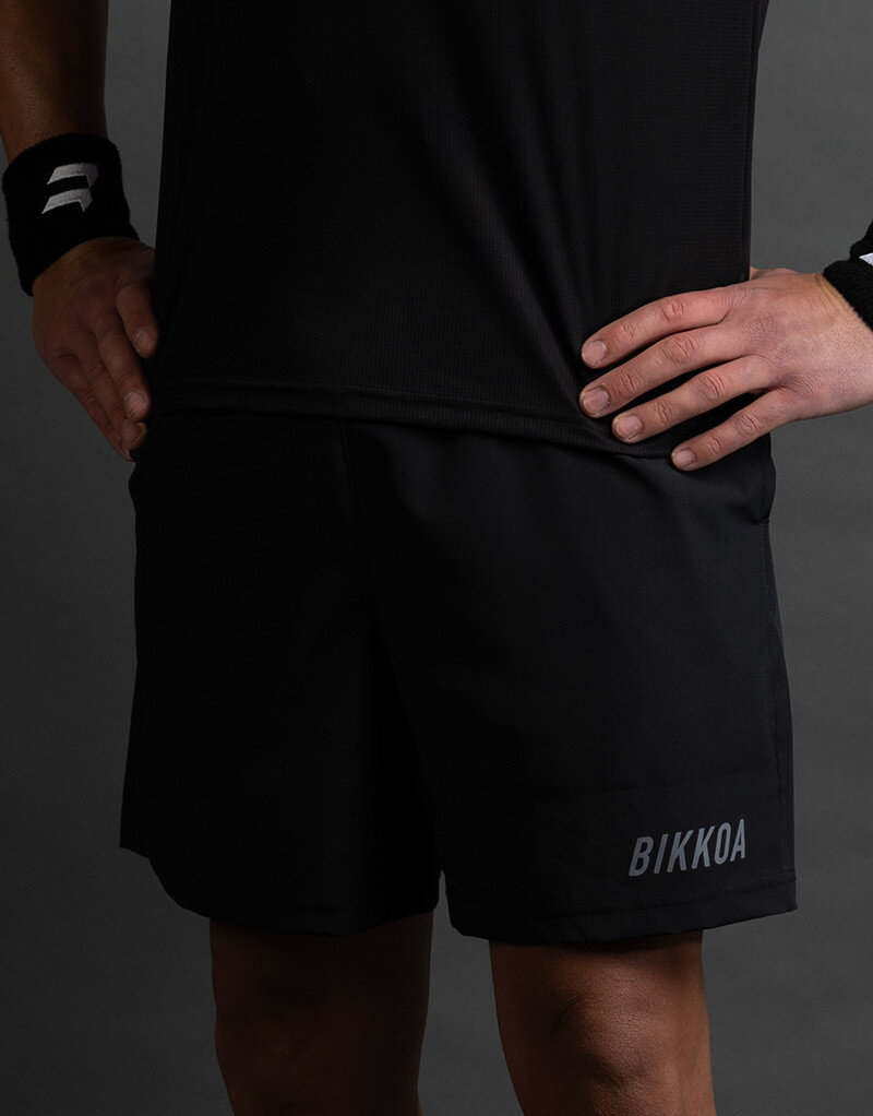 Pantalón corto Pádel PREMIUM Negro | Bikkoa
