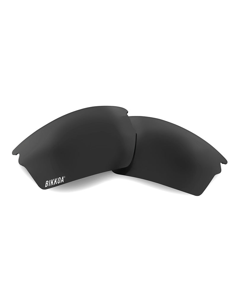 Lente de recambio negra categoría 3, vista frontal de la lente de recambio negra categoría 3, compatible exclusivamente con modelos LAB y GOAT - Negra