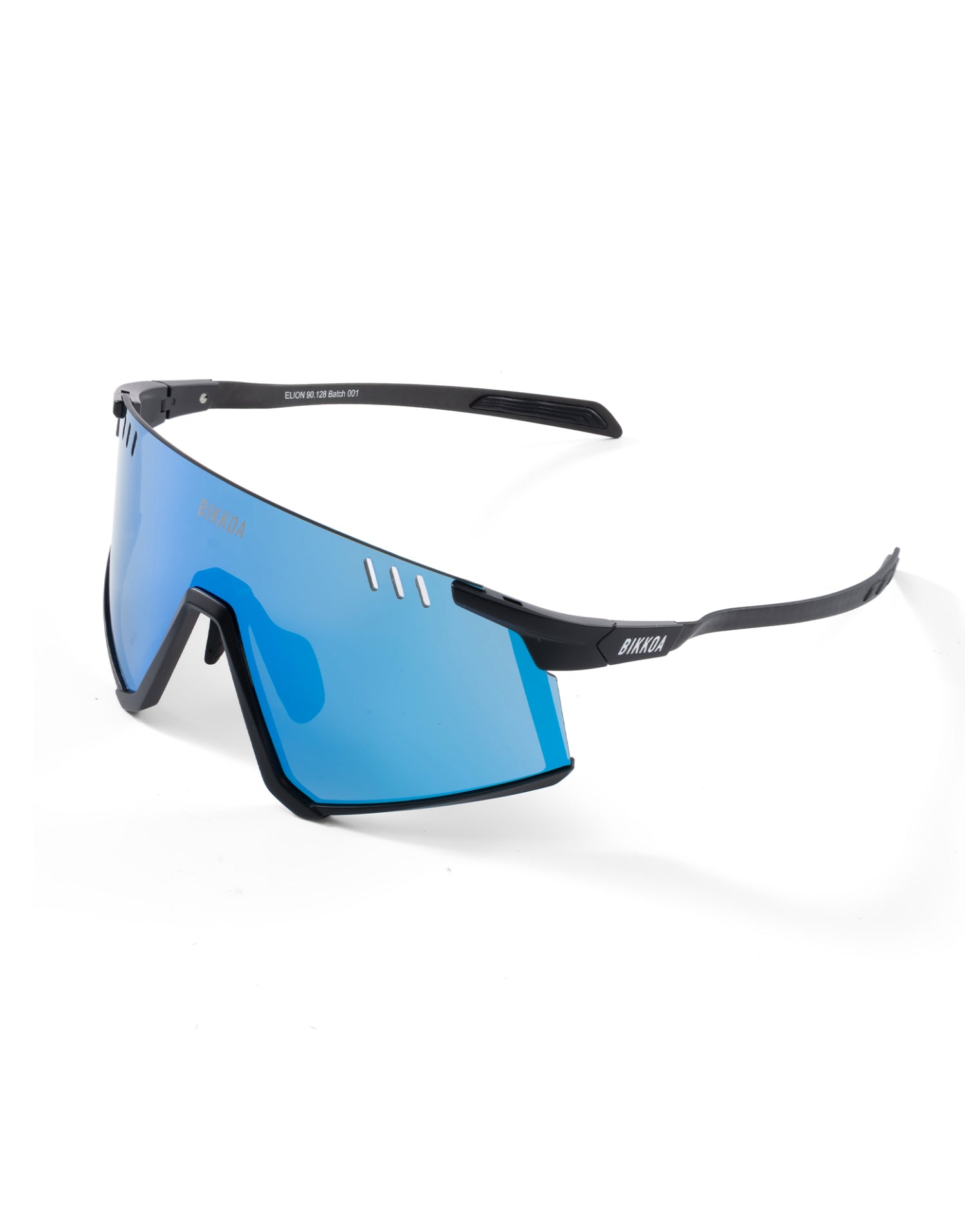 Gafas deportivas BIKKOA ELION con lente azul oscuro y montura de carbono - Azul Navy