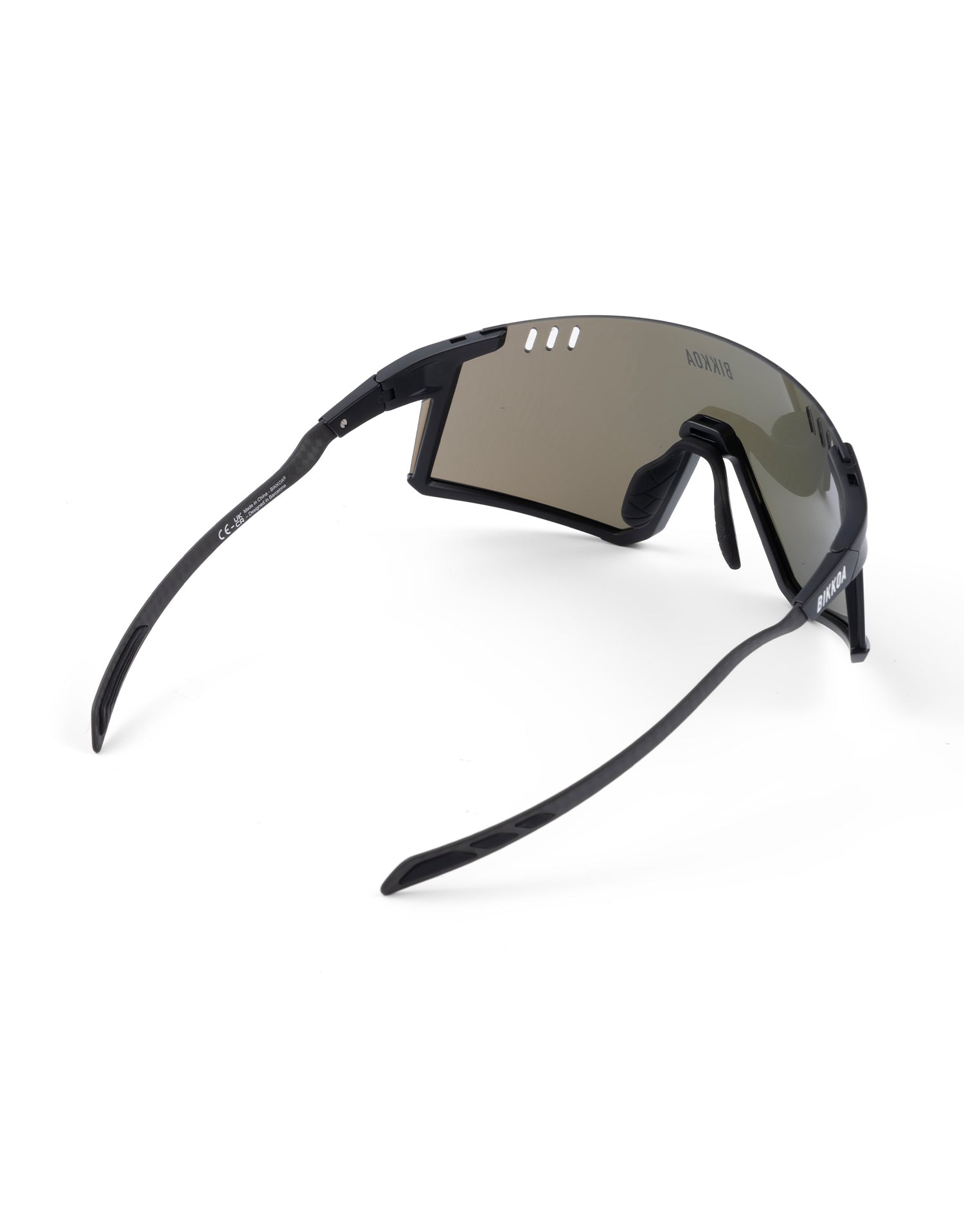 Modelo ELION de BIKKOA con lente azul oscuro para running y ciclismo - Azul Navy