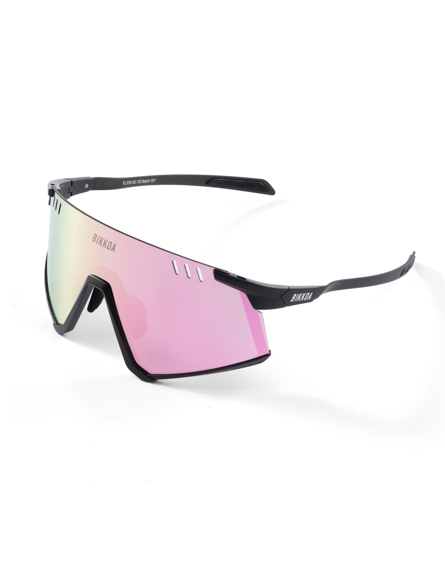 Gafas deportivas BIKKOA ELION con lente rosa y montura de carbono ultraligera - Rosa