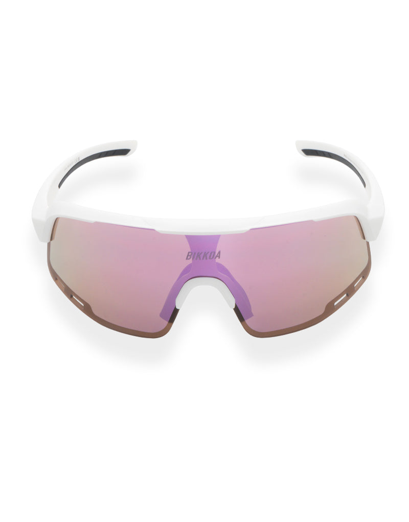 Gafas deportivas ELYOS frontal completa alto rendimiento - Oro rosa