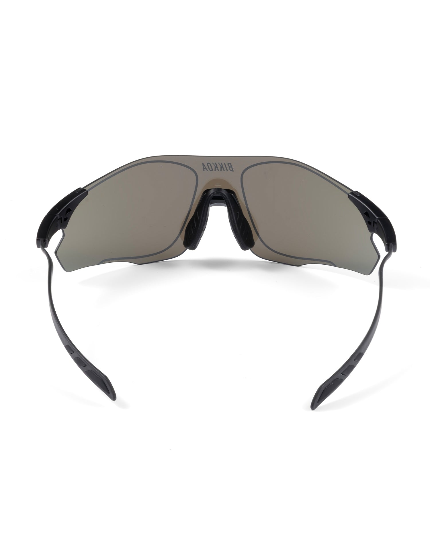 Diseño trasero de las gafas deportivas BIKKOA EXON con lente rosa - Rosa