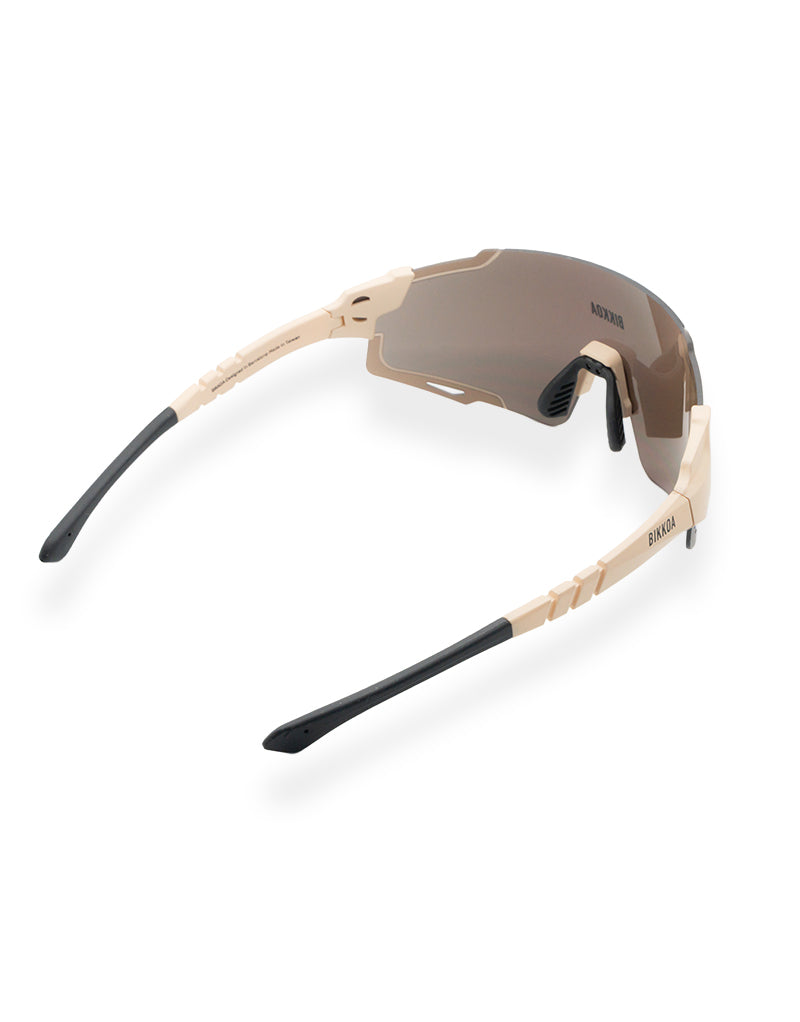 Gafas KORU vista trasera diseño sin montura - Dorada