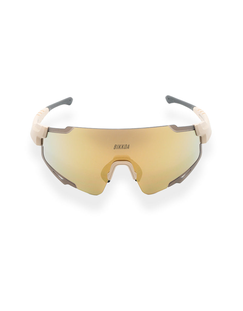 Gafas ciclismo KORU frontal completa alto rendimiento - Dorada
