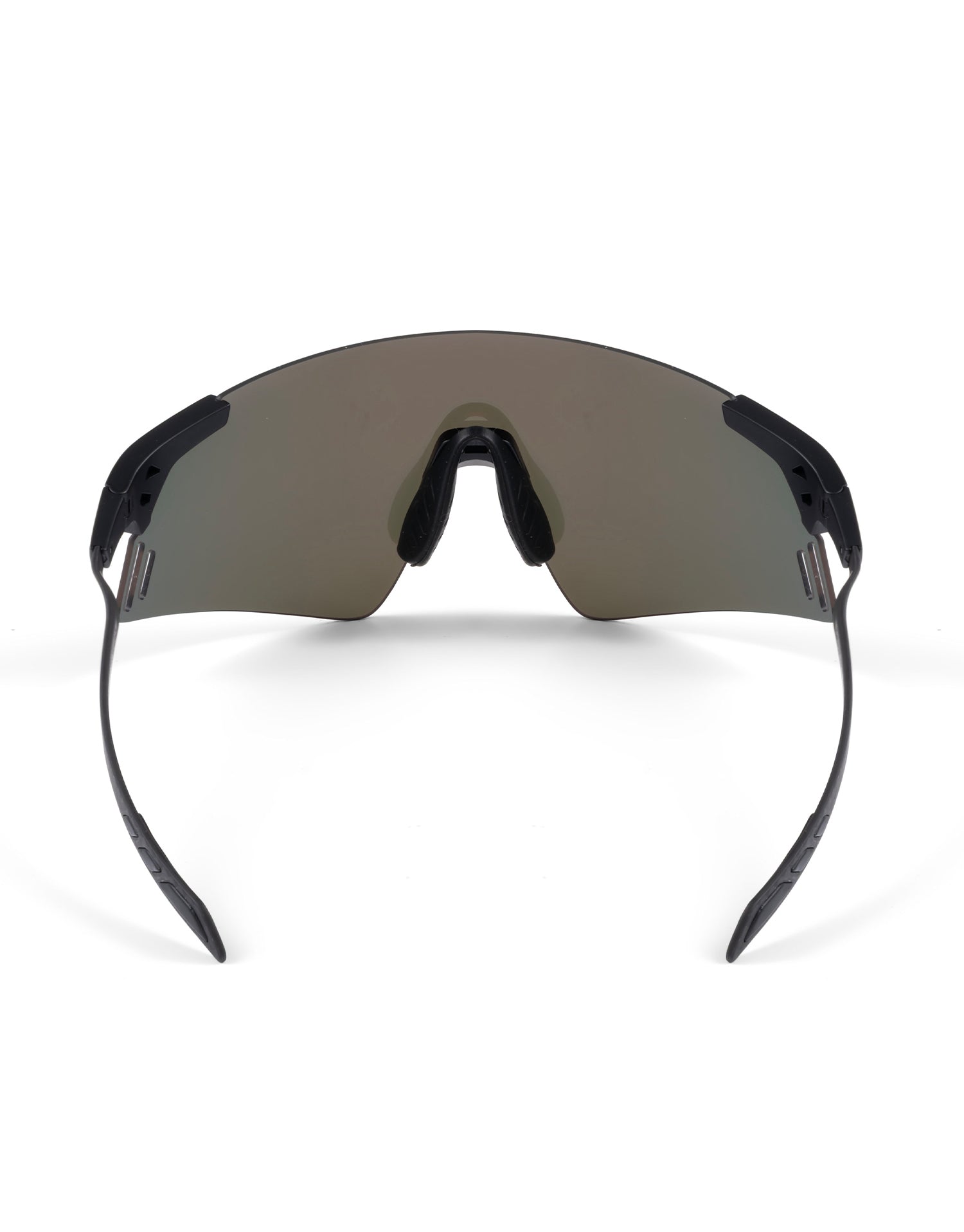 Diseño trasero de las gafas deportivas BIKKOA NEXORA con lente azul - Azul