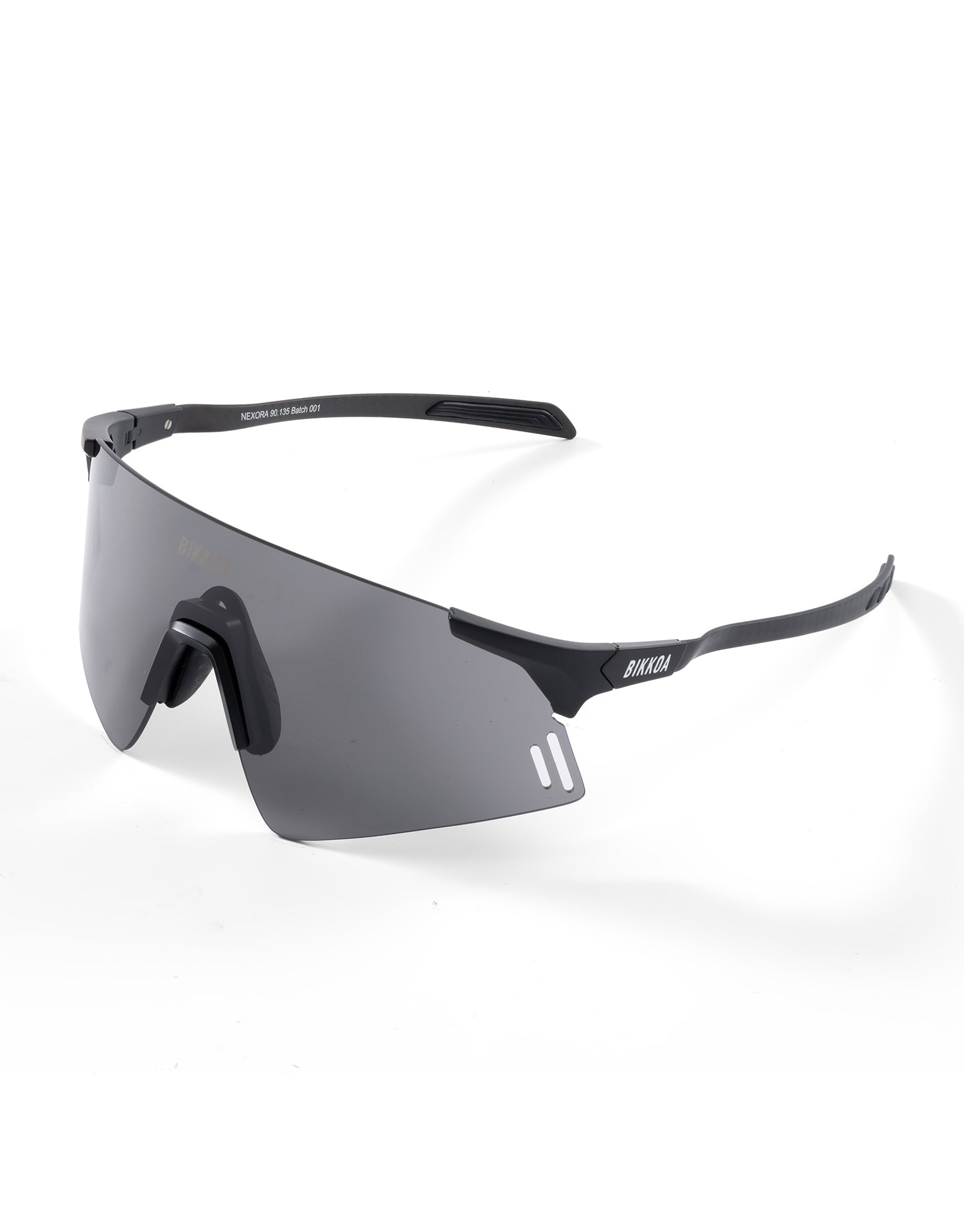 Gafas deportivas BIKKOA NEXORA con lente negra de alto rendimiento - Negro