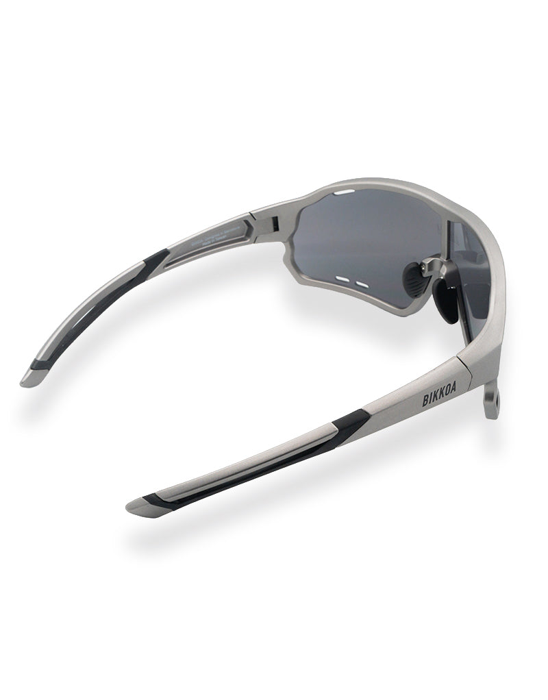 Gafas NEXO vista trasera con diseño técnico estable - Negra