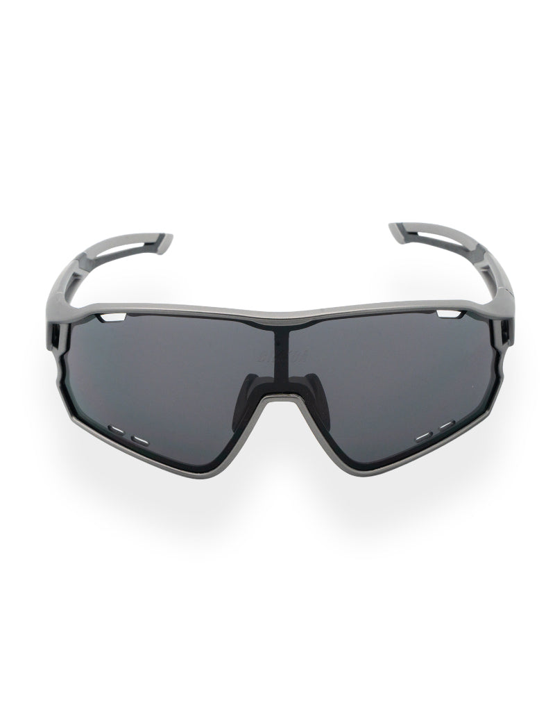 Gafas BIKKOA NEXO negras vista frontal completa lente envolvente para ciclismo y protección visual - Negra