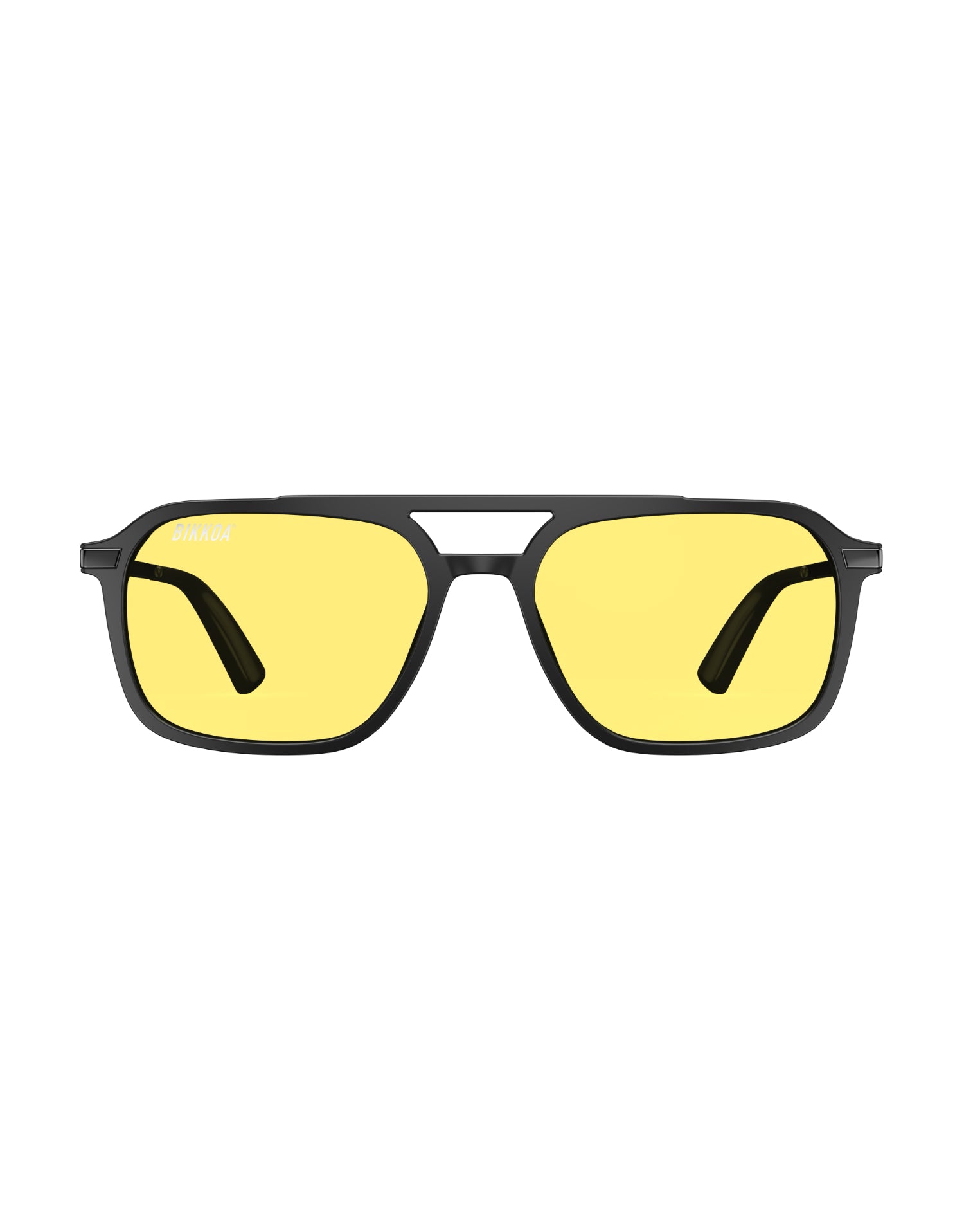 Gafas BIKKOA NOR Activate lente amarilla vista frontal completa para activación visual y energía diaria