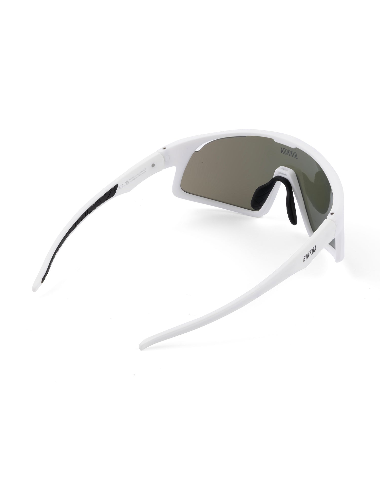 Modelo BIKKOA RELION con lente azul Revo Cat.3 y diseño deportivo técnico - Azul Navy