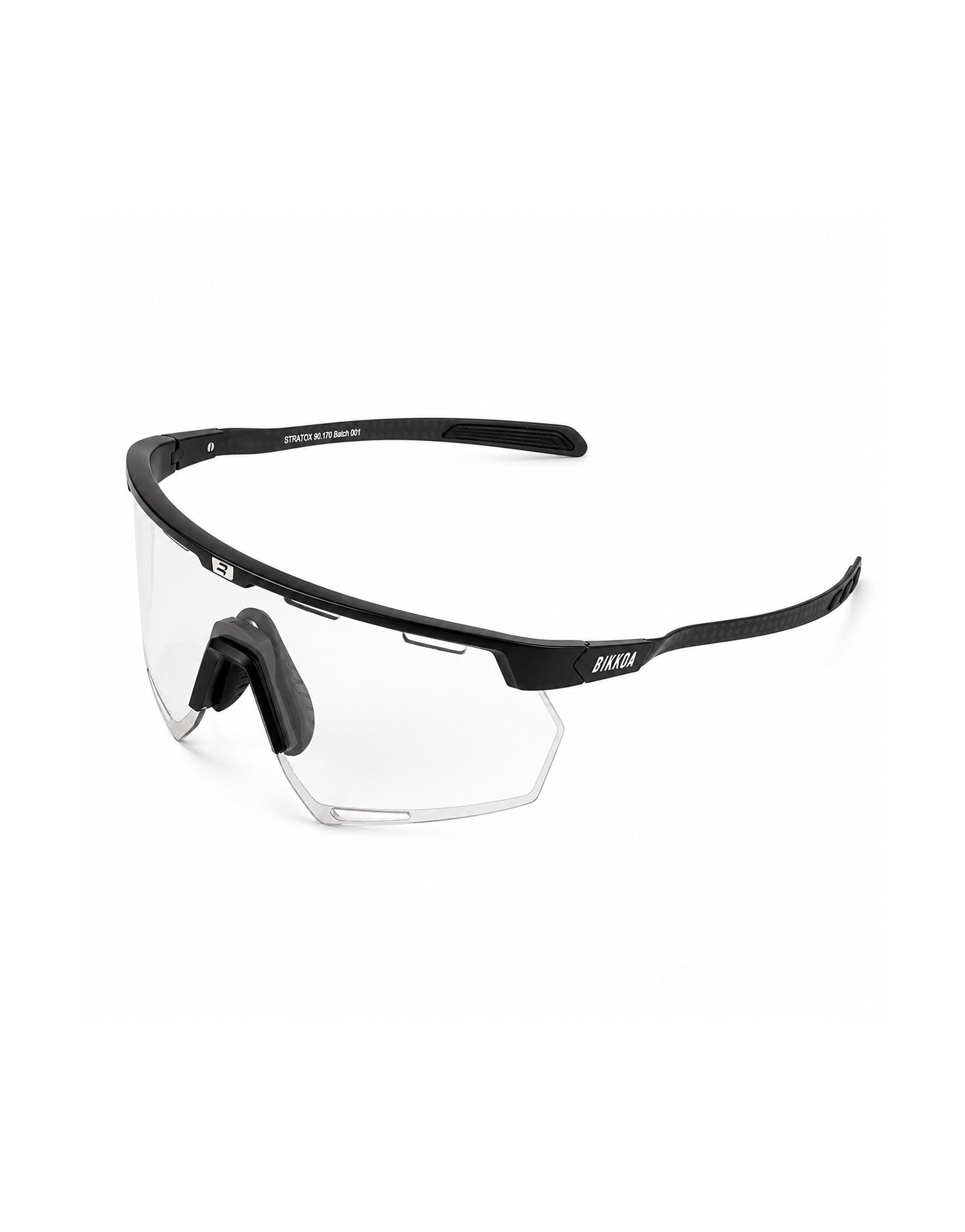 Gafas deportivas fotocromáticas STRATOX de BIKKOA® para running, ciclismo y deportes outdoor con lente adaptativa UV400 - Fotocromática