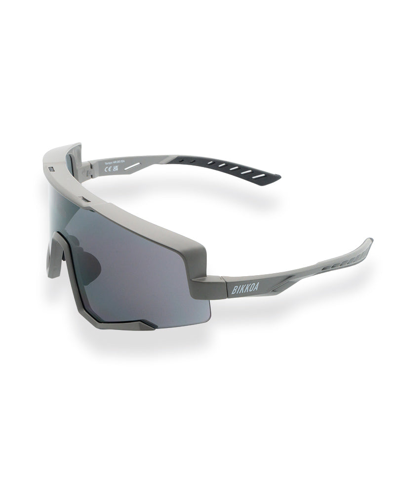 Gafas ciclismo BIKKOA TEMPO full frame diseño técnico - Negro