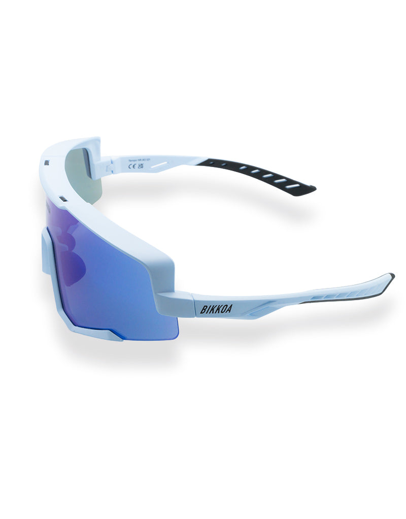 Gafas ciclismo BIKKOA TEMPO full frame diseño técnico - Azul