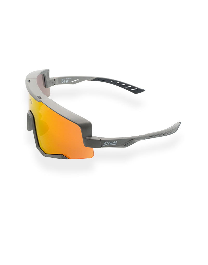 Gafas ciclismo BIKKOA TEMPO full frame diseño técnico - Bronce