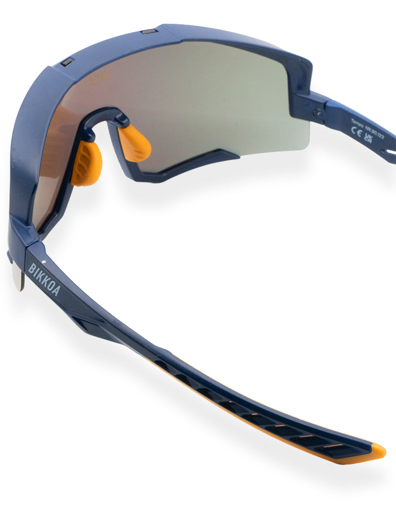 Interior gafas ciclismo TEMPO con diseño ergonómico - Naranja