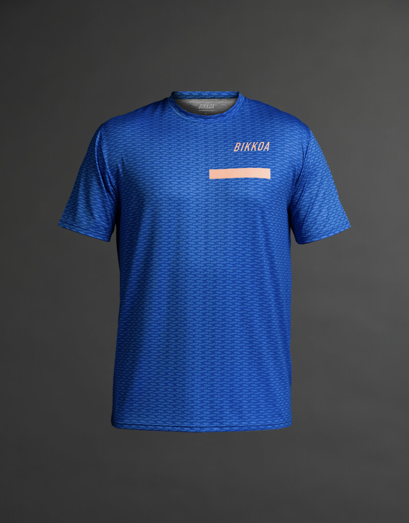 Camiseta de Pádel Hombre EGON Azul | Bikkoa